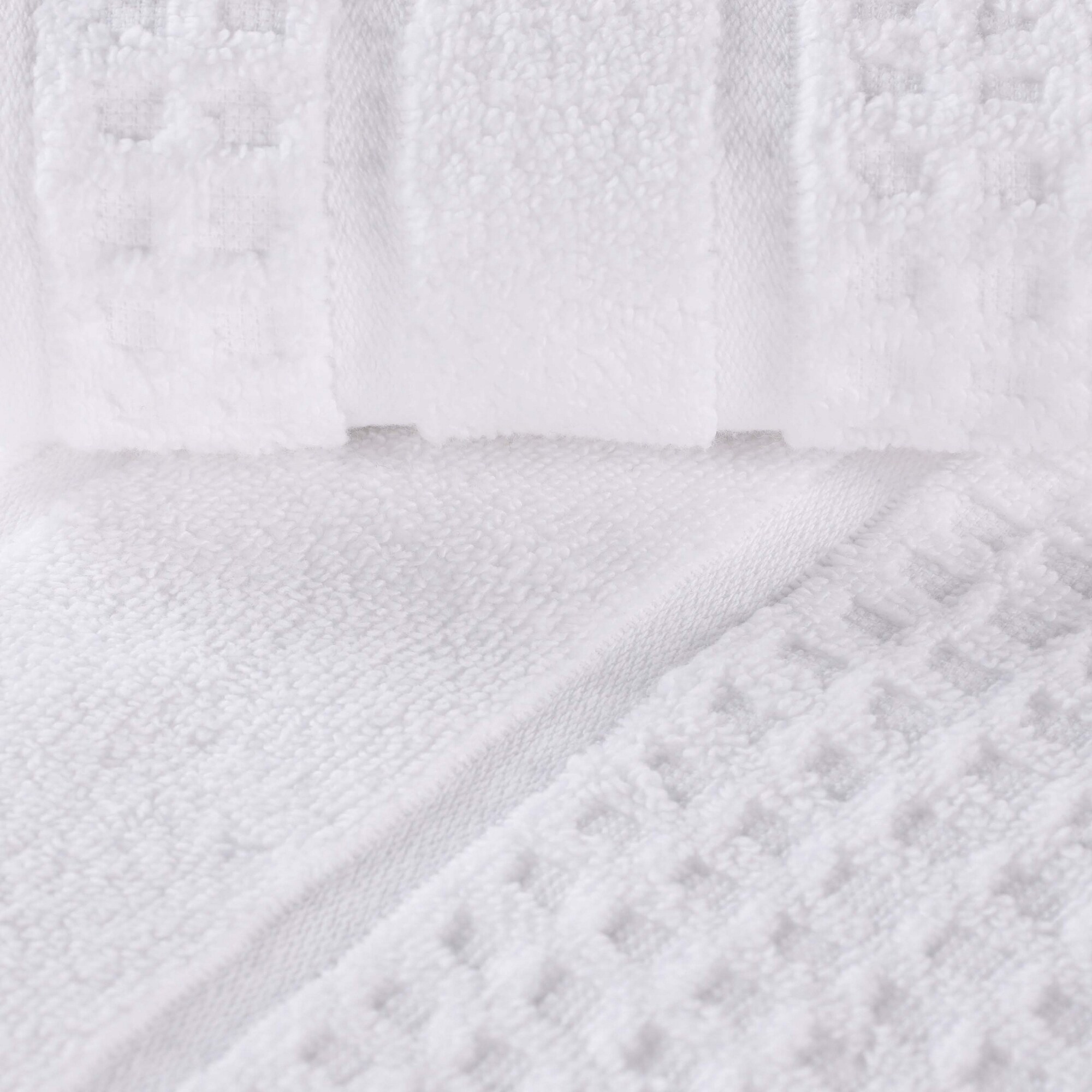 Superior Napa Zero Twist Cotton Waffle Face Towel Washcloth Set of 12 - Forest Green