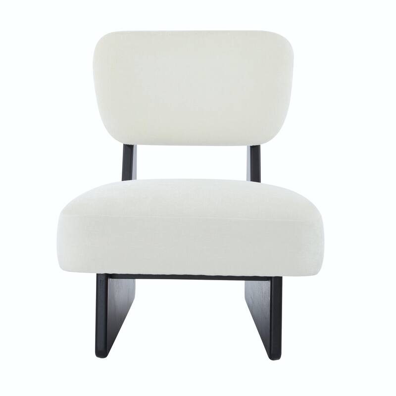 Minimalist Accent Chairs Set - Wood Frame