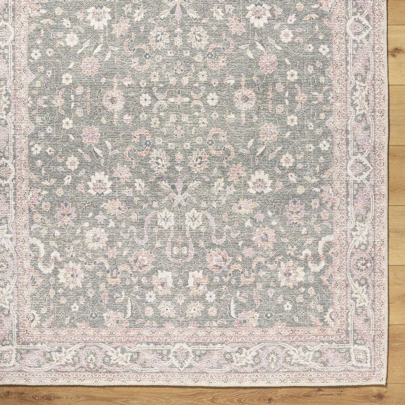 Livabliss Amelie Traditional Border Indoor/Outdoor Area Rug
