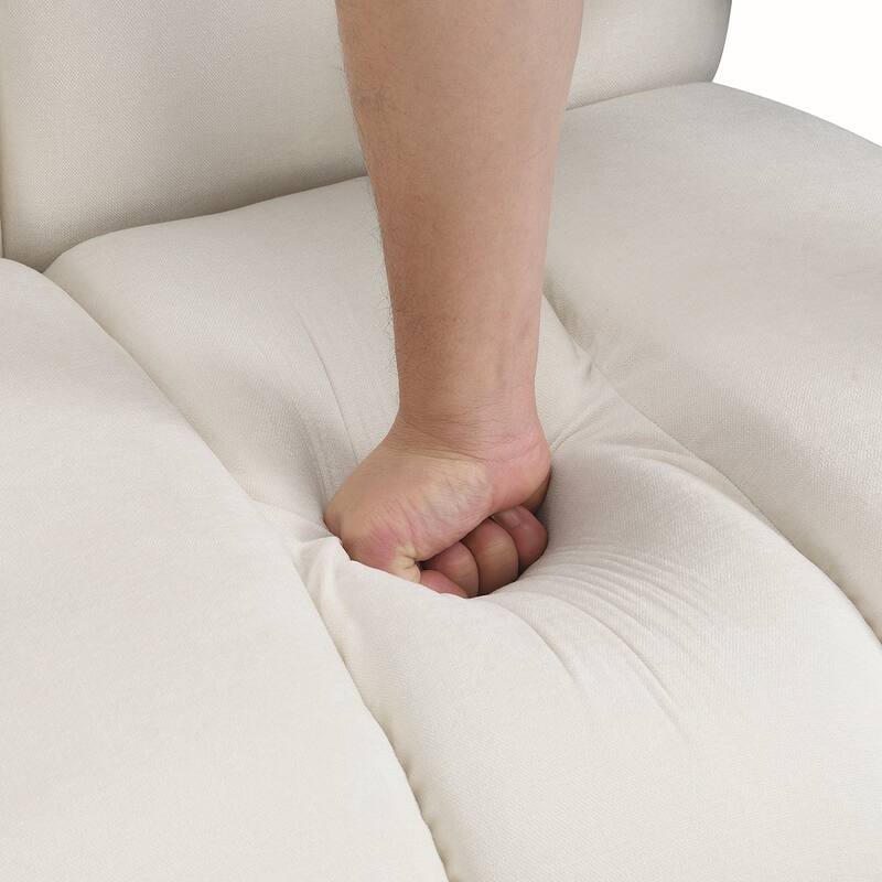 2PCS Polyester L-shaped Armrests
