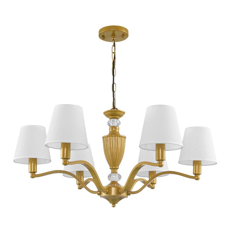 6 - Light Dimmable Classic / Traditional Chandelier