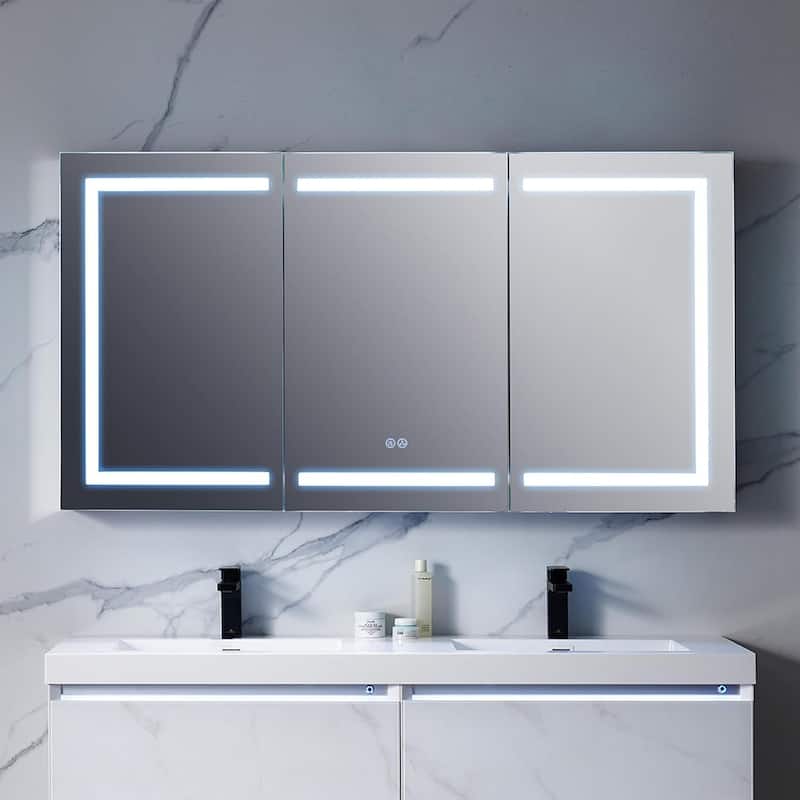 Blossom LED Medicine Cabinet, Lighted Mirror, Defogger, Dimmer