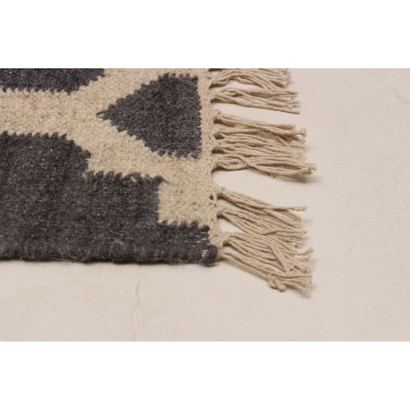 Ankara FW Grey Kilim 5'1" x 7'3" - 5'1 x 7'3