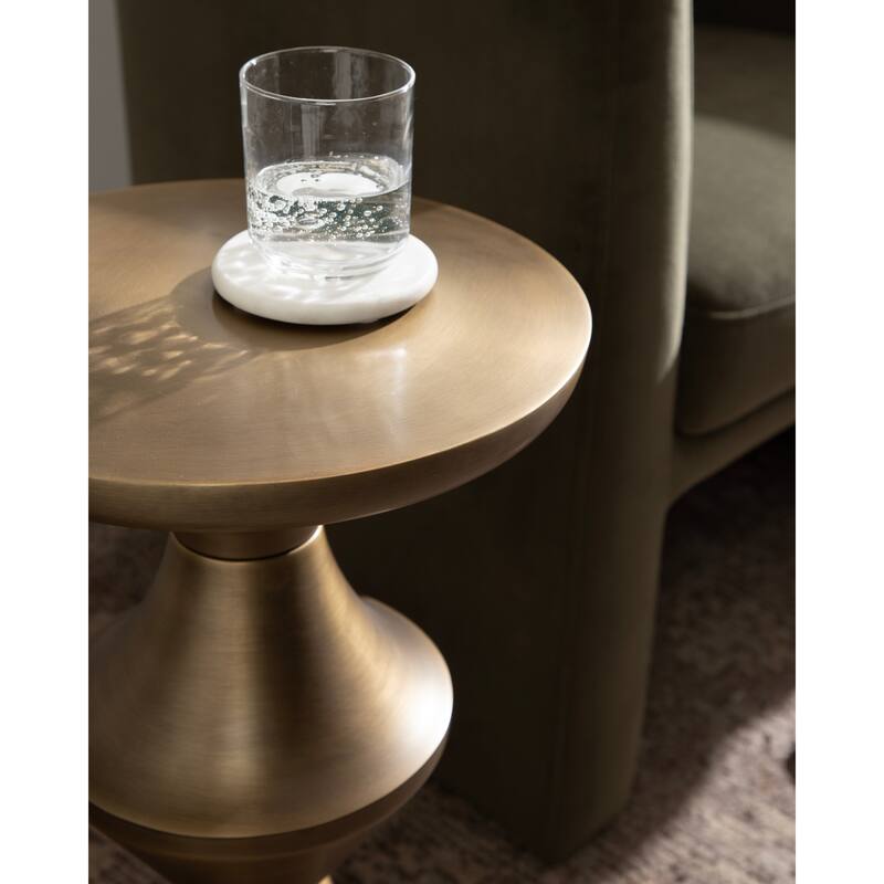 Kate and Laurel Zavalia Metal Side Table - 13x13x22