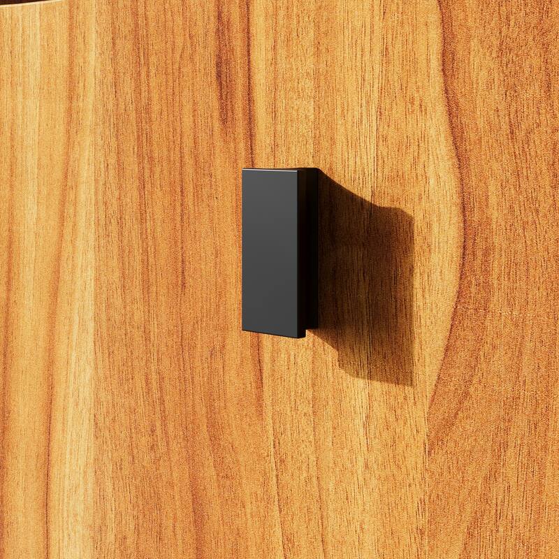 Modern Wooden Chest of Drawers with Wavy Front Design, 4-Drawer Storage Cabinet for Bedroom or Living Room