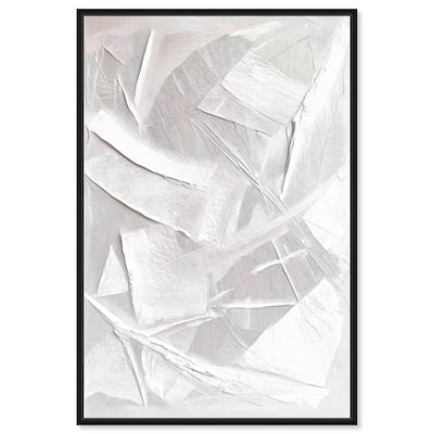 Thick White Texture II Canvas by Art Remedy