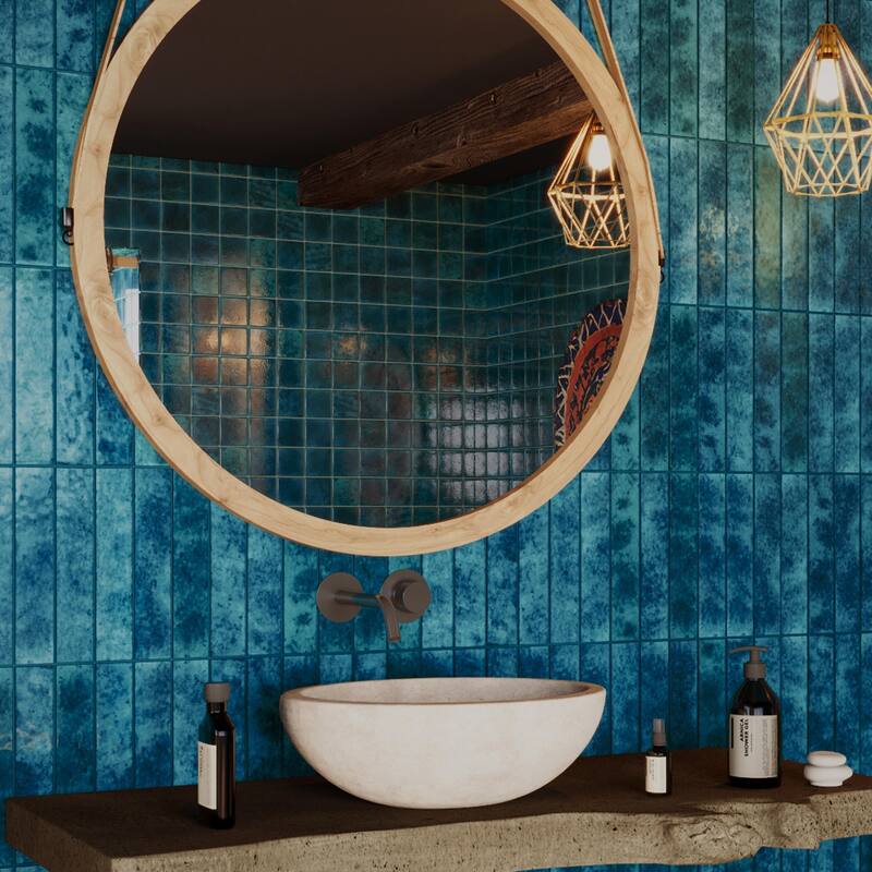 Merola Tile Menorca Amun 2-1/2" x 12-7/8" Ceramic Wall Tile