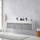 preview thumbnail 66 of 117, Vegadeo Bath Vanity with One-Piece Composite Stone Sink Top