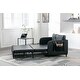 preview thumbnail 2 of 70, Velvet Loveseat Couch with Pull Out Bed Convertible Sleeper Sofa Bed