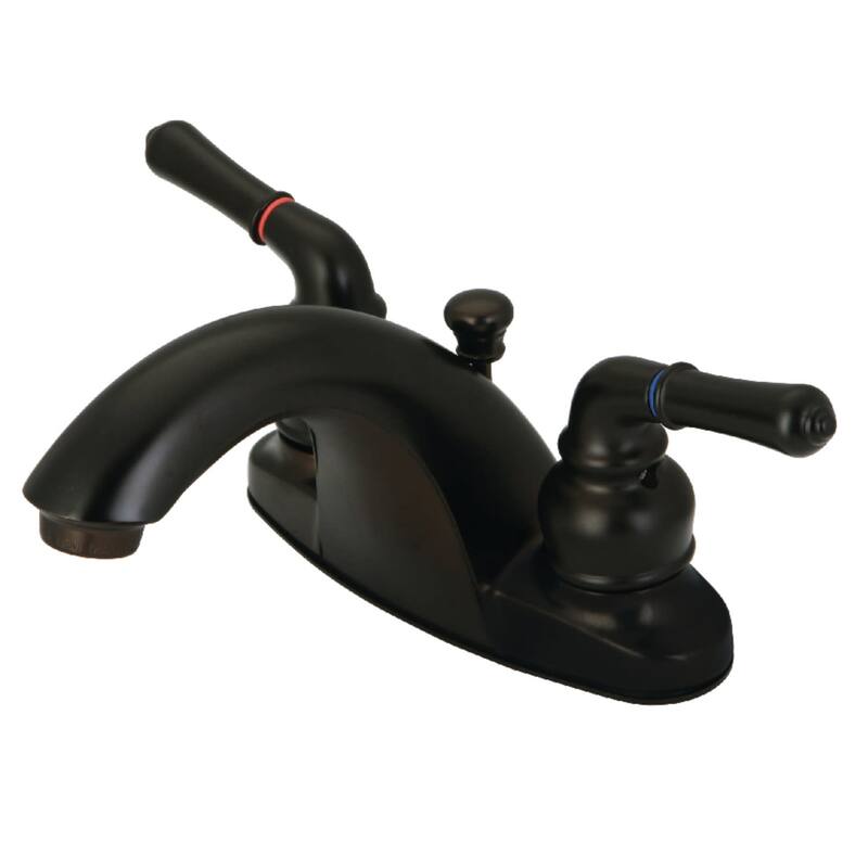 Kingston Brass 1.2 GPM Centerset Bathroom Faucet with Pop-Up Drain - Oil Rubbed Bronze
