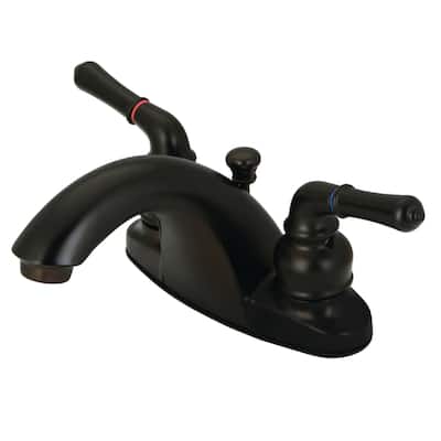 Kingston Brass 1.2 GPM Centerset Bathroom Faucet with Pop-Up Drain