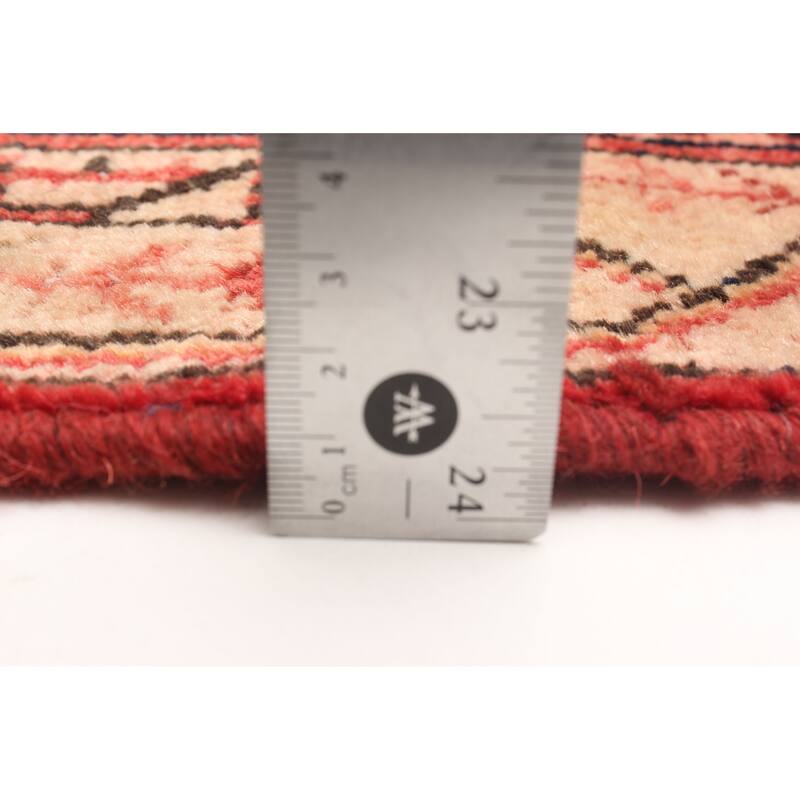 ECARPETGALLERY Hand-knotted Andelz Red Wool Rug - 3'3 x 4'11