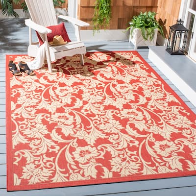 SAFAVIEH Courtyard Laquita Indoor/ Outdoor Waterproof Patio Backyard Rug