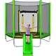 preview thumbnail 1 of 5, 7FT Trampoline for Kids with Safety Enclosure Net, Slide and Ladder, Easy Assembly Round Outdoor Recreational Trampoline Kids