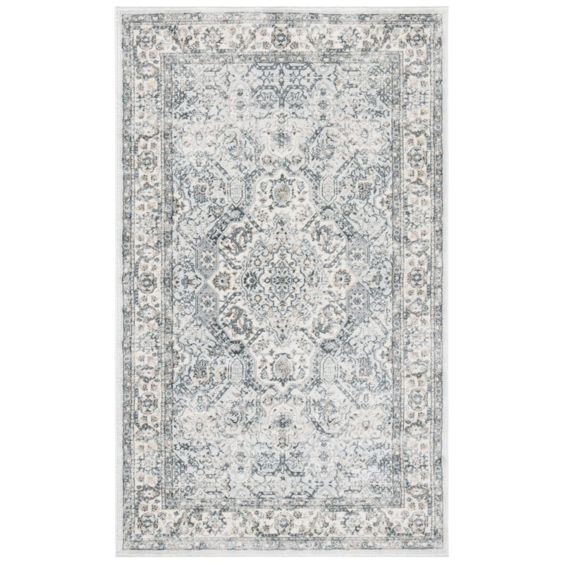 SAFAVIEH Isabella Minola Traditional Oriental Rug - 2'2" x  5' - Dark Grey/Cream - Rectangle