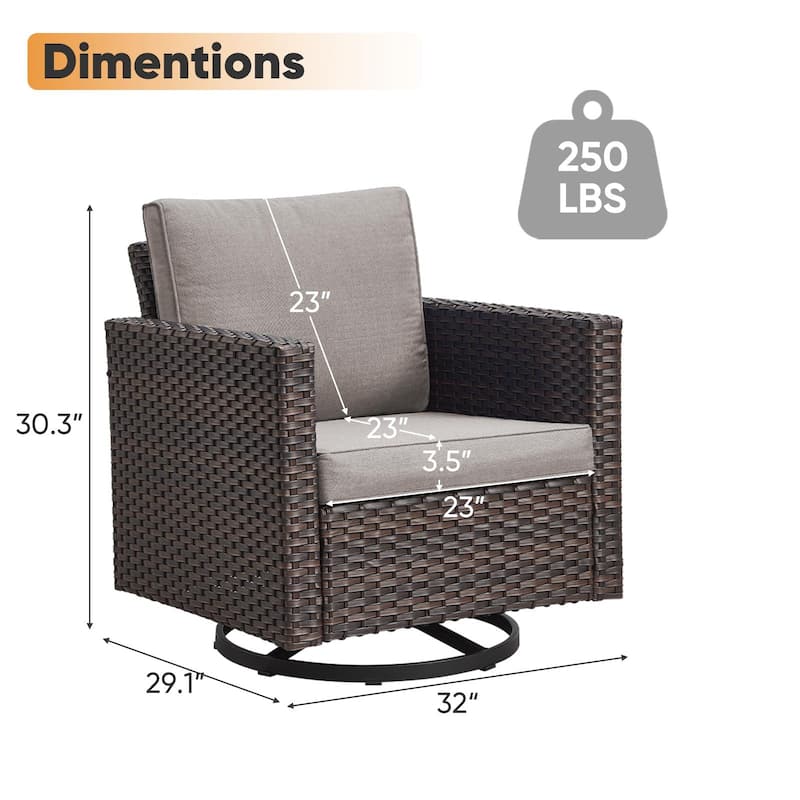 Outdoor Swivel Chair Rocker Chair