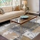 preview thumbnail 36 of 46, Superior Pastiche Contemporary Floral Patchwork Area Rug 9' x 12' - Camel