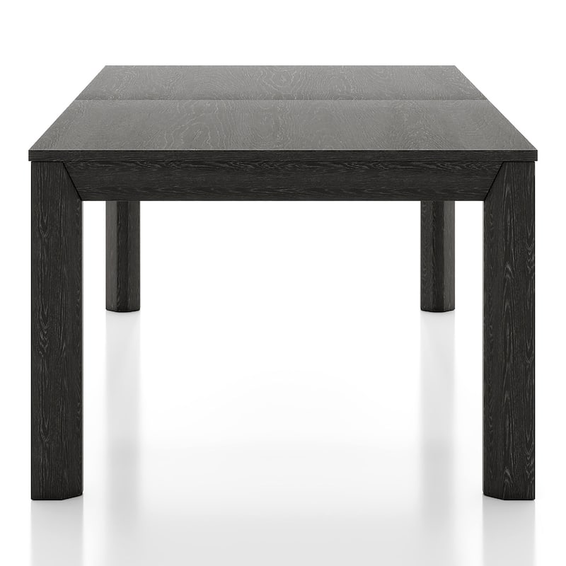 Furniture of America Durem Modern 118-inch Solid Wood Extendable Dining Table with Leaf