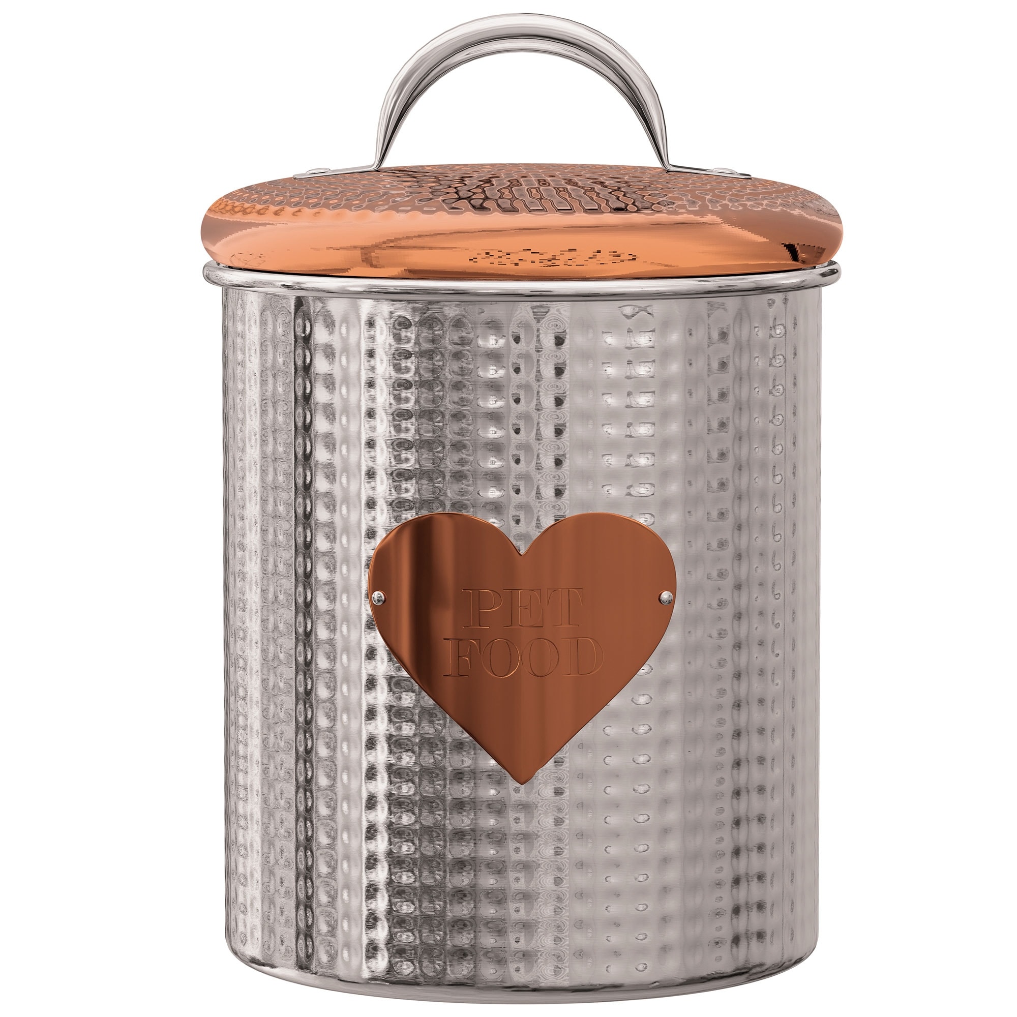 Amici Pet Rosie Extra Large Storage Canister 104 oz Rose Gold