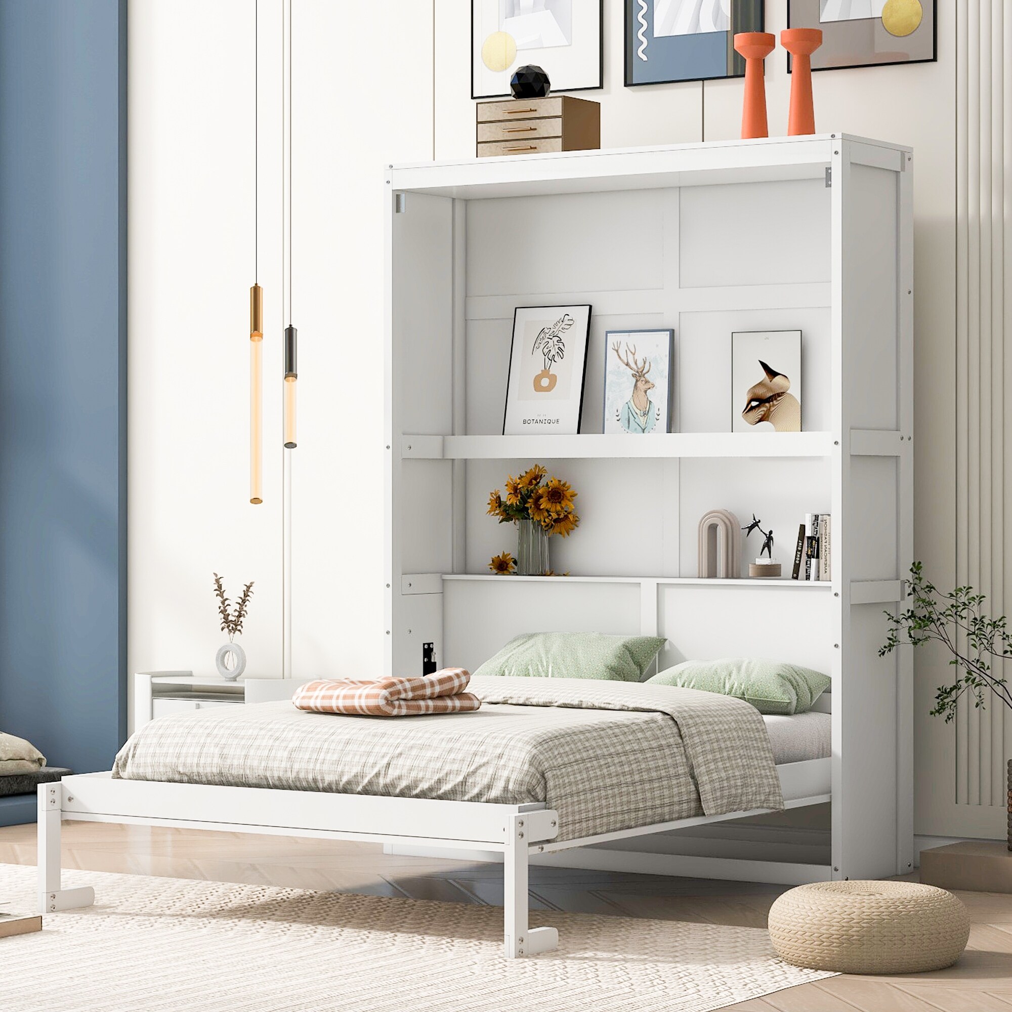 Folding murphy bed cabinet cheap