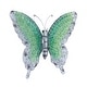 preview thumbnail 30 of 32, Iron Metal Eclectic Butterfly Wall Decor in Blue, Purple, or Green (16" H X 21" W) - 16 x 21