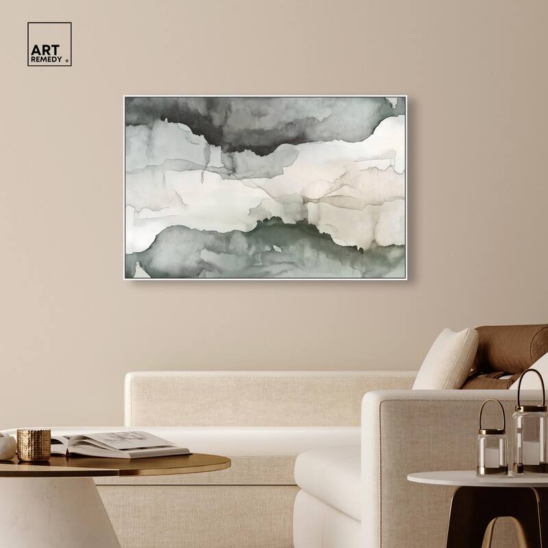 Pigment Flow Canvas by Art Remedy