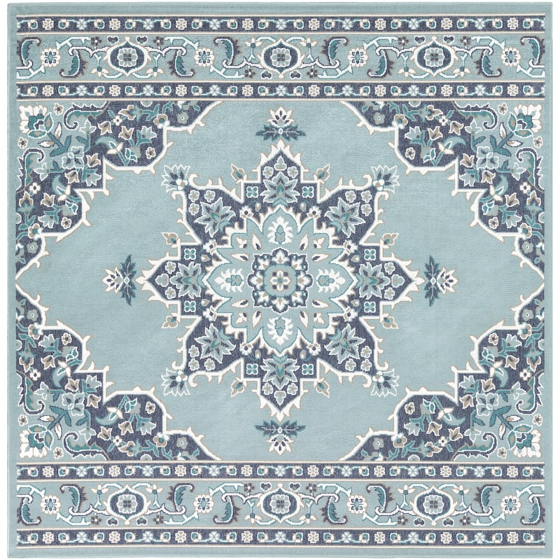Livabliss Cesare Medallion Indoor/ Outdoor Area Rug