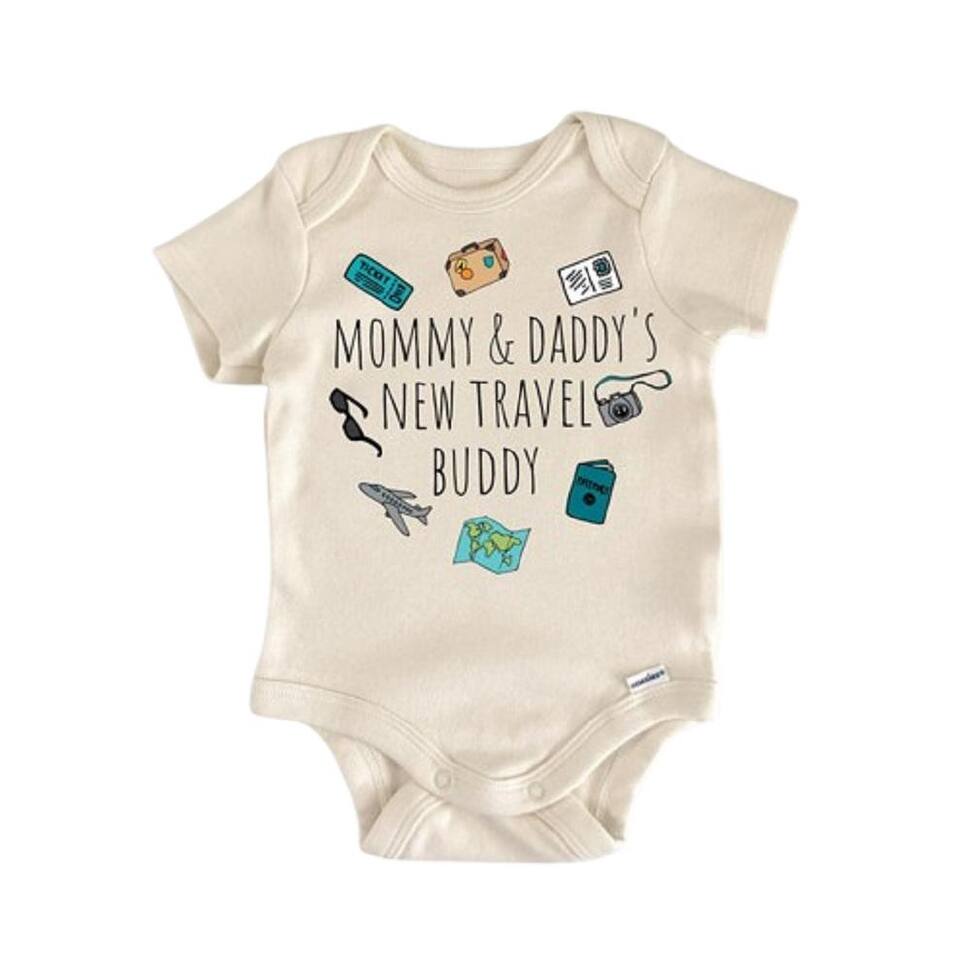Travel Adventure Airplane - Baby Boy Girl Clothes Infant Bodysuit Funny Cute Newborn