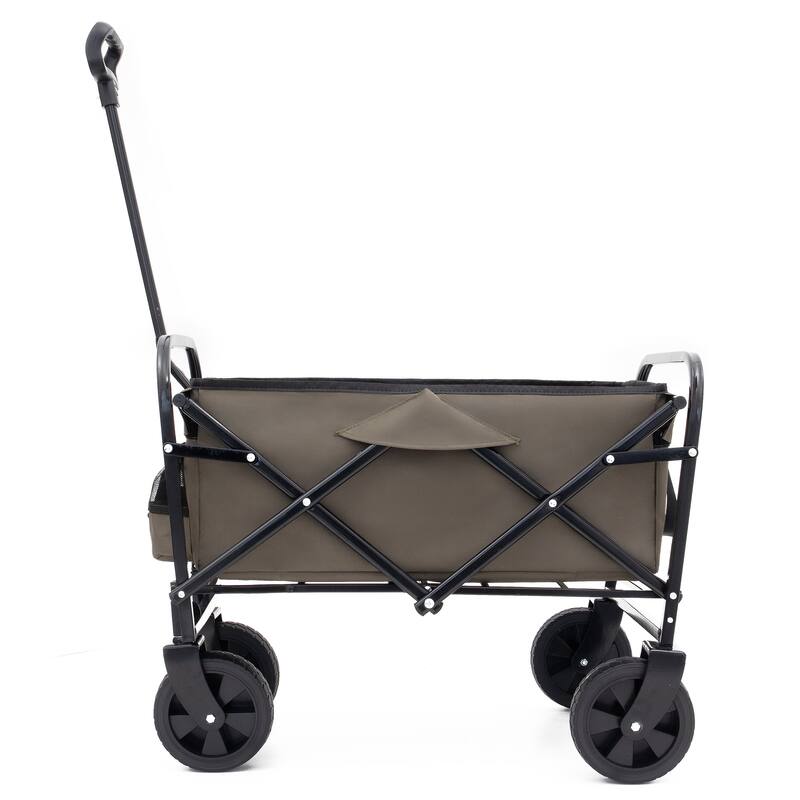 Extendable Foldable Wagon Cart, Heavy Duty 225lb, Beach & Utility Use