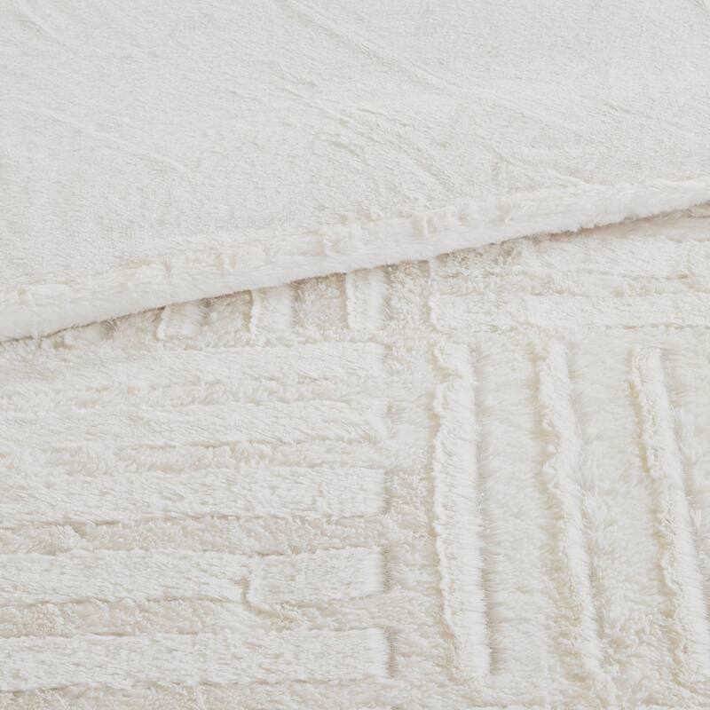 Twin Fur Down Alternative Comforter Mini Set