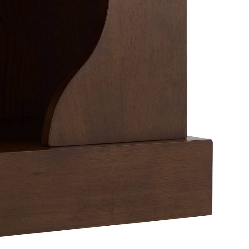 SAFAVIEH Couture Tristyna Wood 6-Shelf Bookcase - 43"W x 15"D x 78"H