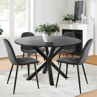 5 Piece Round Dining Table Set - Bed Bath & Beyond - 36252809