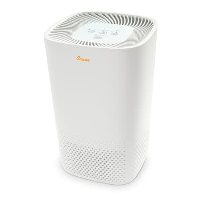 Crane True HEPA Air Purifier with UV Light for Rooms up to 250 sq. ft.