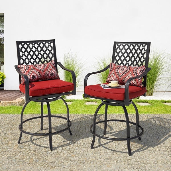 Swivel best sale bistro set