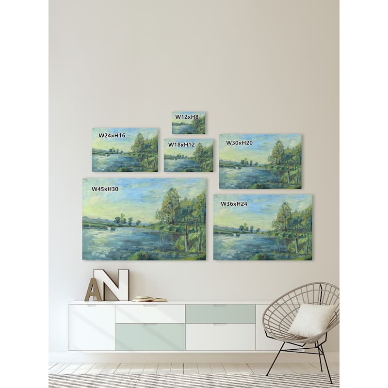 Unspoiled Nature Print on Wrapped Canvas