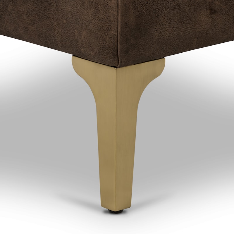 Poly & Bark Mateo Lounge Chair - Full Grain Genuine Italian Leather
