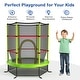 preview thumbnail 5 of 10, Costway 55" Kids Trampoline Bouncing Jumping Mat Recreational