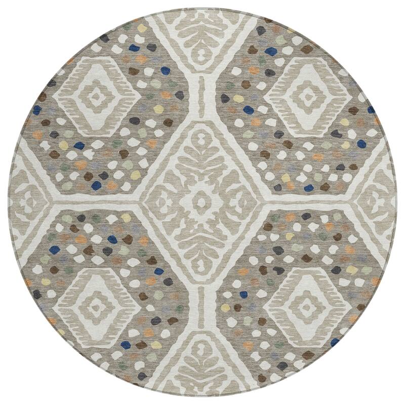 Machine Washable Indoor/ Outdoor Global Nipsey Chantille Rug