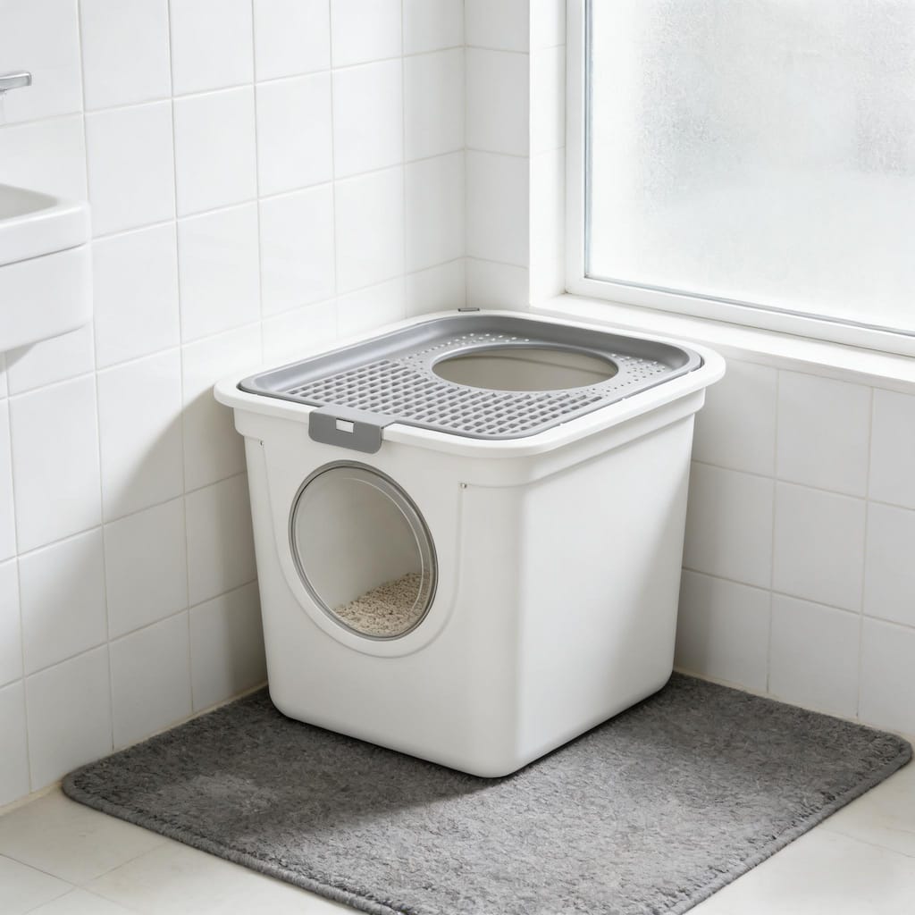 Cat Litter Box,Cat Litter Box with Top Exit