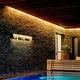 preview thumbnail 6 of 5, Indoor & Outdoor Wall Lamp, Acrylic Waterfall Outdoor Wall Light