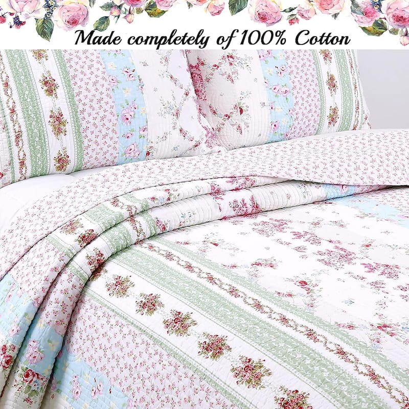 The Gray Barn Fri Tex Patchwork 3-piece Quilt Set