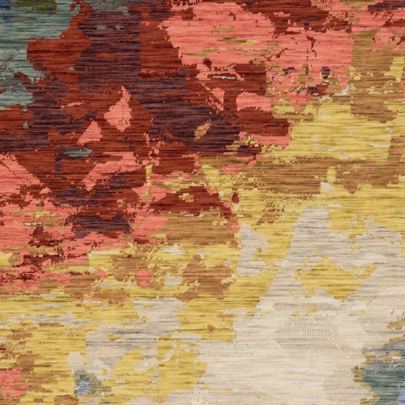 HomeRootsAbstract Modern Rectangle Area Rug