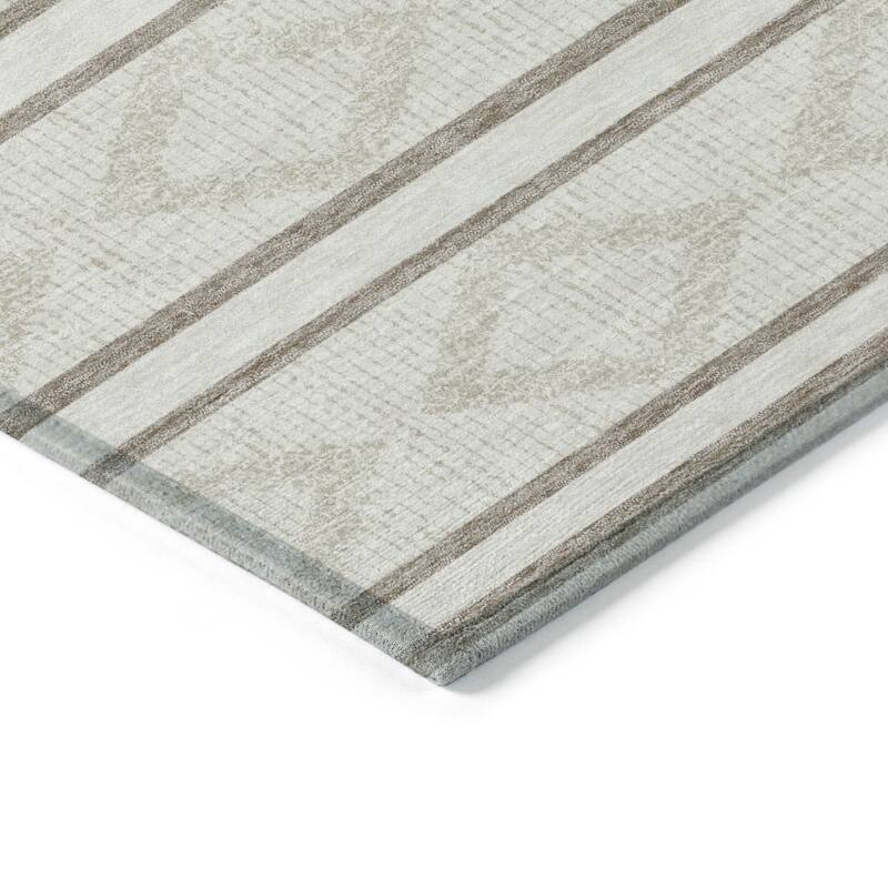 HomeRoots Geometric Transitional Rectangle Outdoor Rug