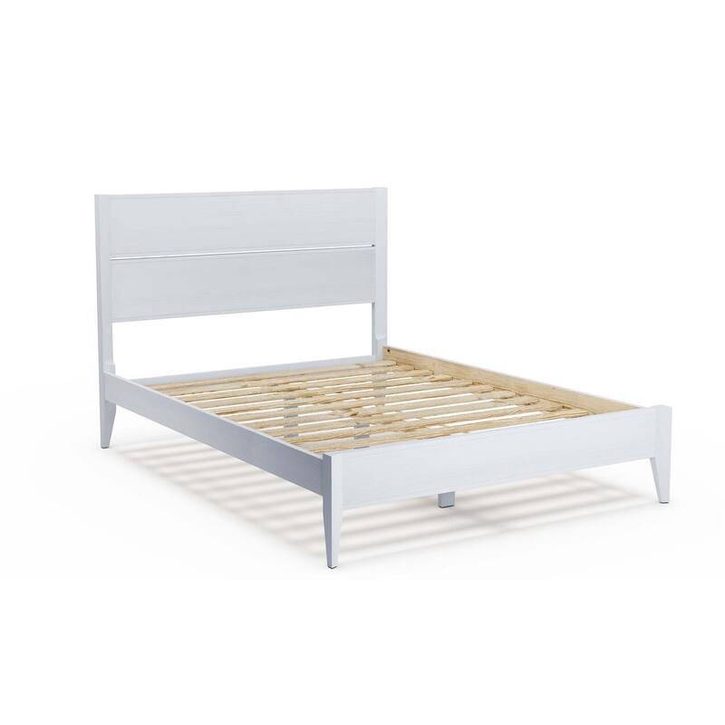 Grain Wood Furniture Mid Century Panel Bed