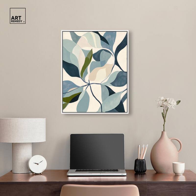 Woven Botanicals II Canvas by Art Remedy