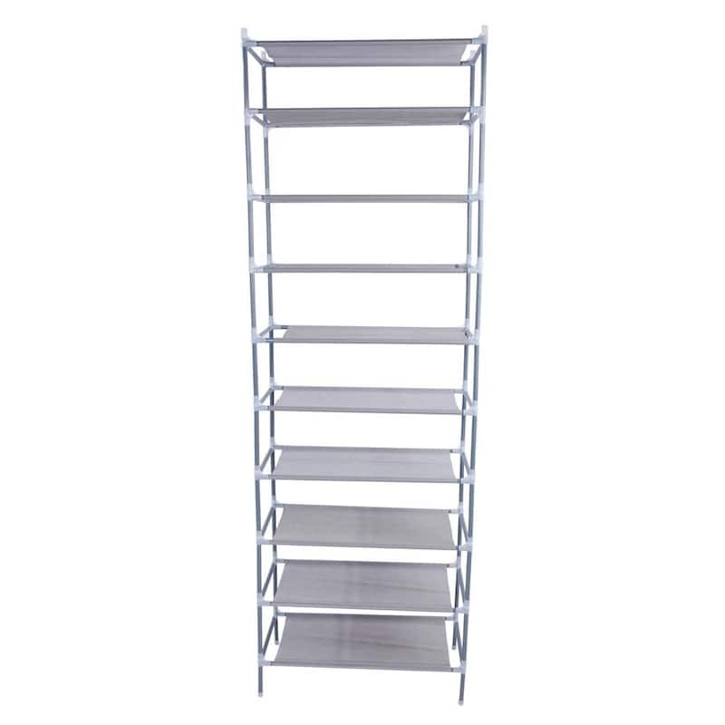 3/10-Tier Shoe Rack Entryway Shoe Shelf Organizer