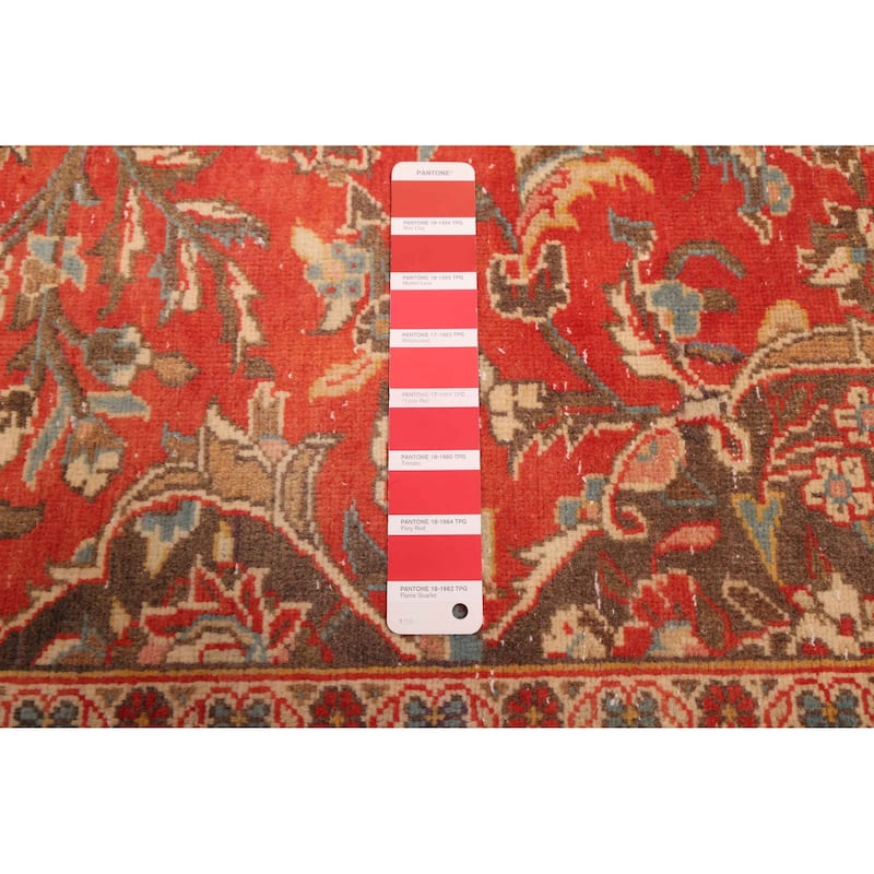 ECARPETGALLERY Hand-knotted Antalya Vintage Red Wool Rug - 9'2 x 13'2