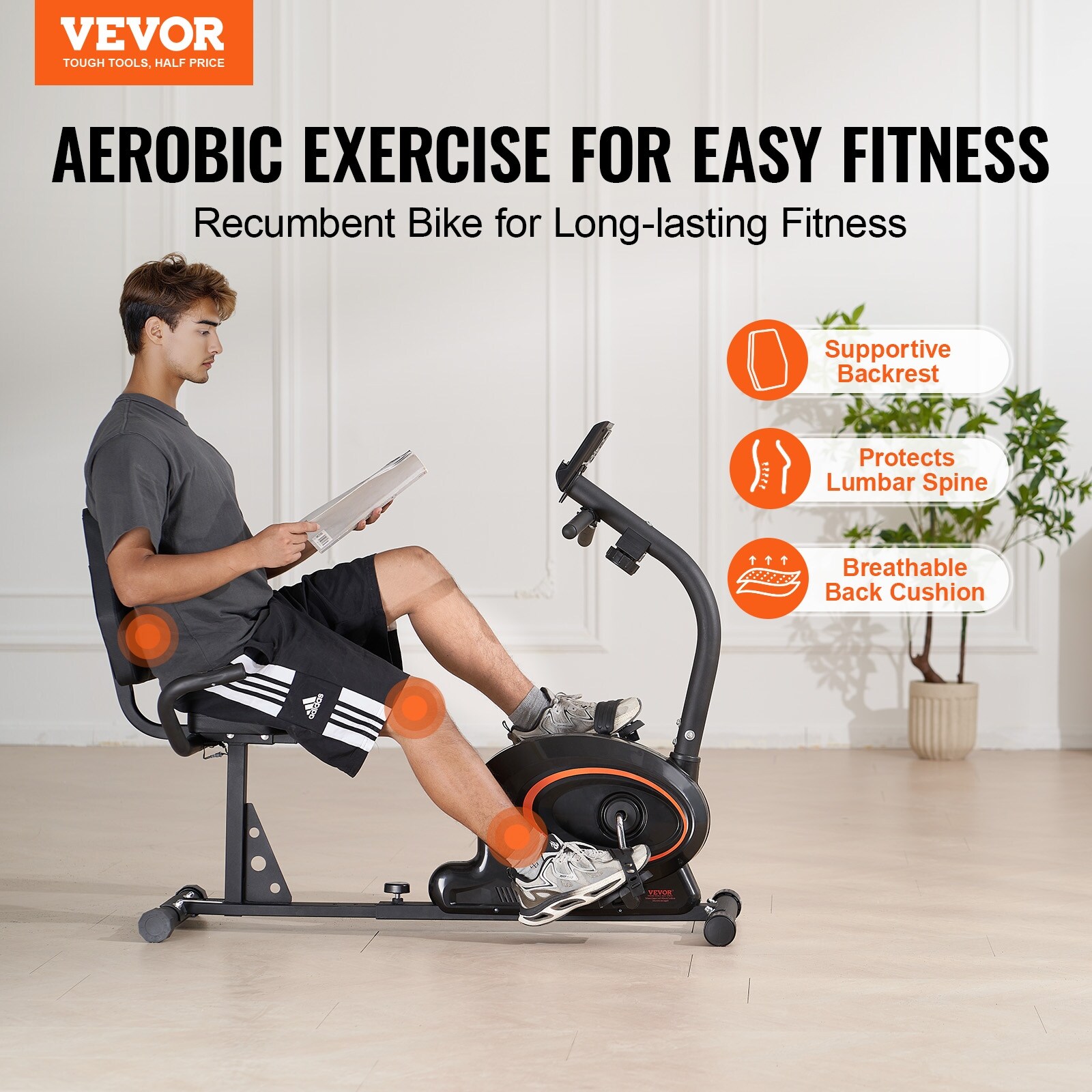 Recumbent home exercise bike shop