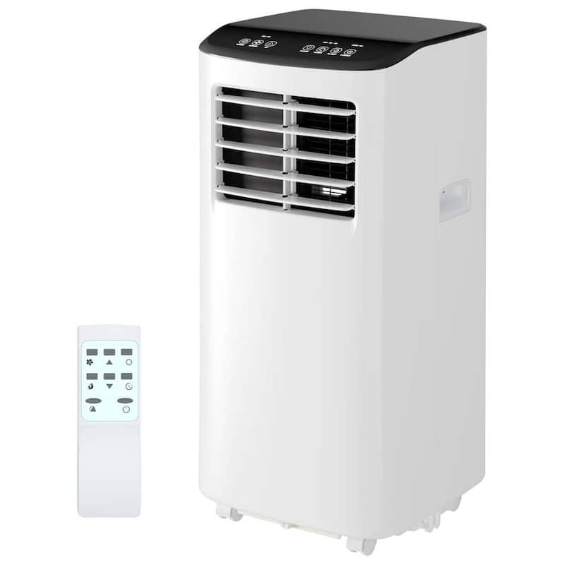 3-in-1 8000 Btus Cooling AC Portable Air Conditioner for Bedrooms - N/A - White