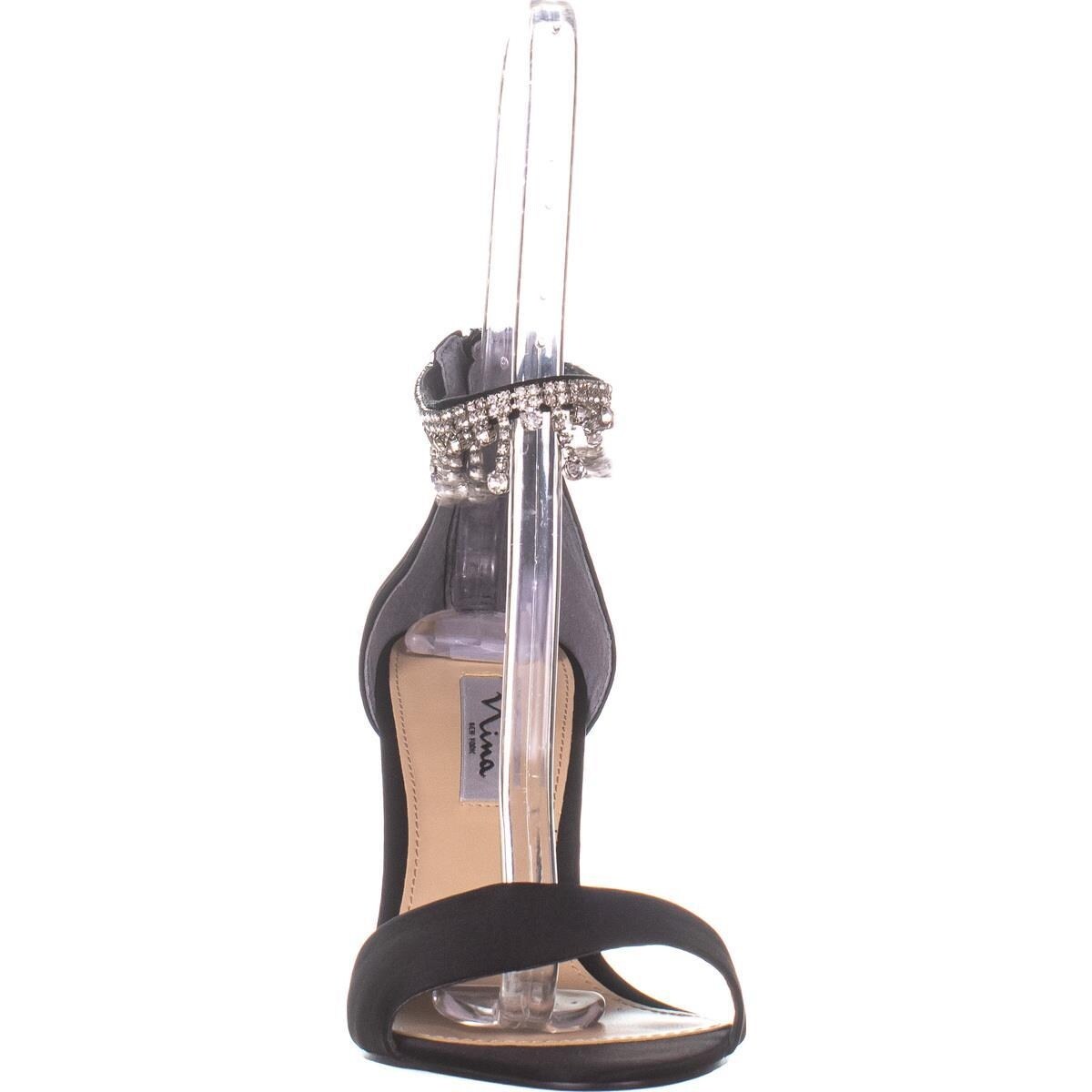 nina vera embellished ankle strap sandal